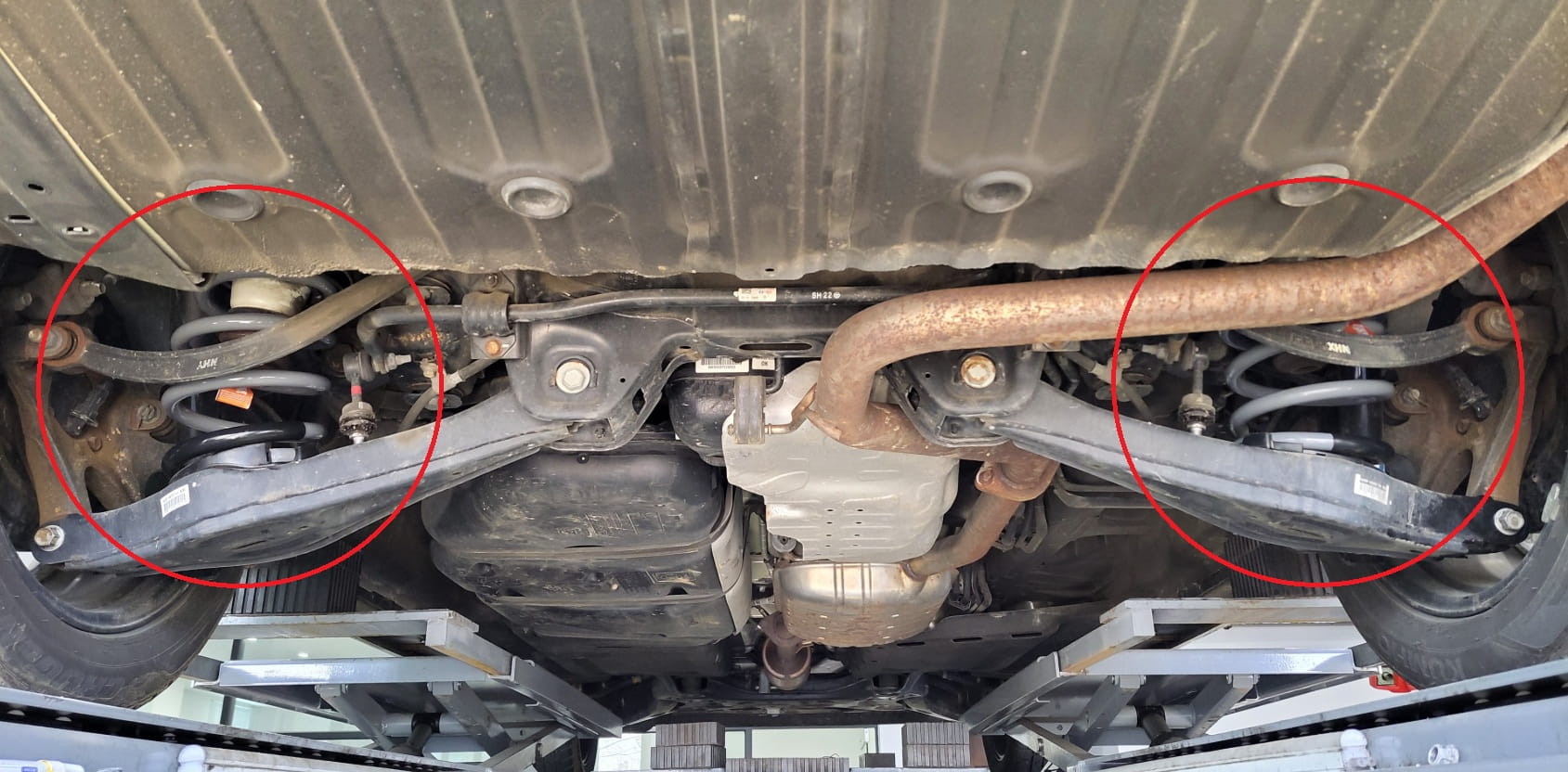 YP Carnival 2015-2021 Rear 1-inch Lift Installed