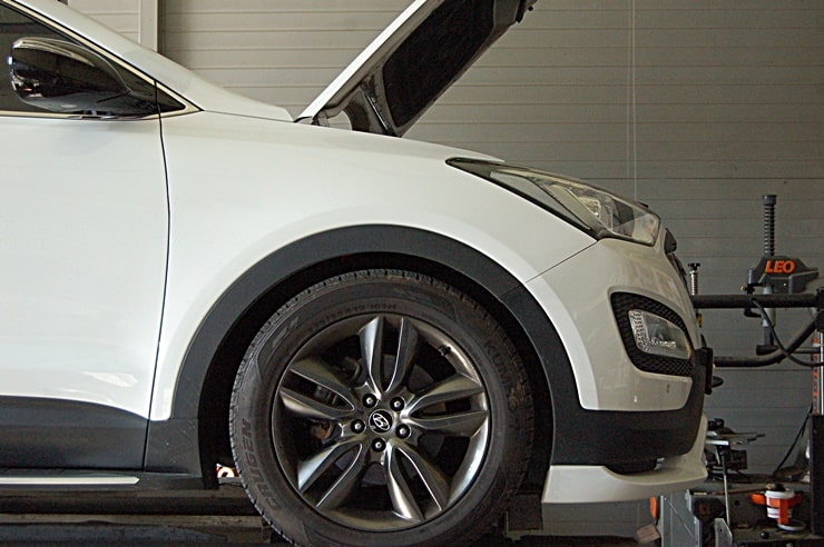 2. SANTAFE DM LOWERING SPRING_installed_front