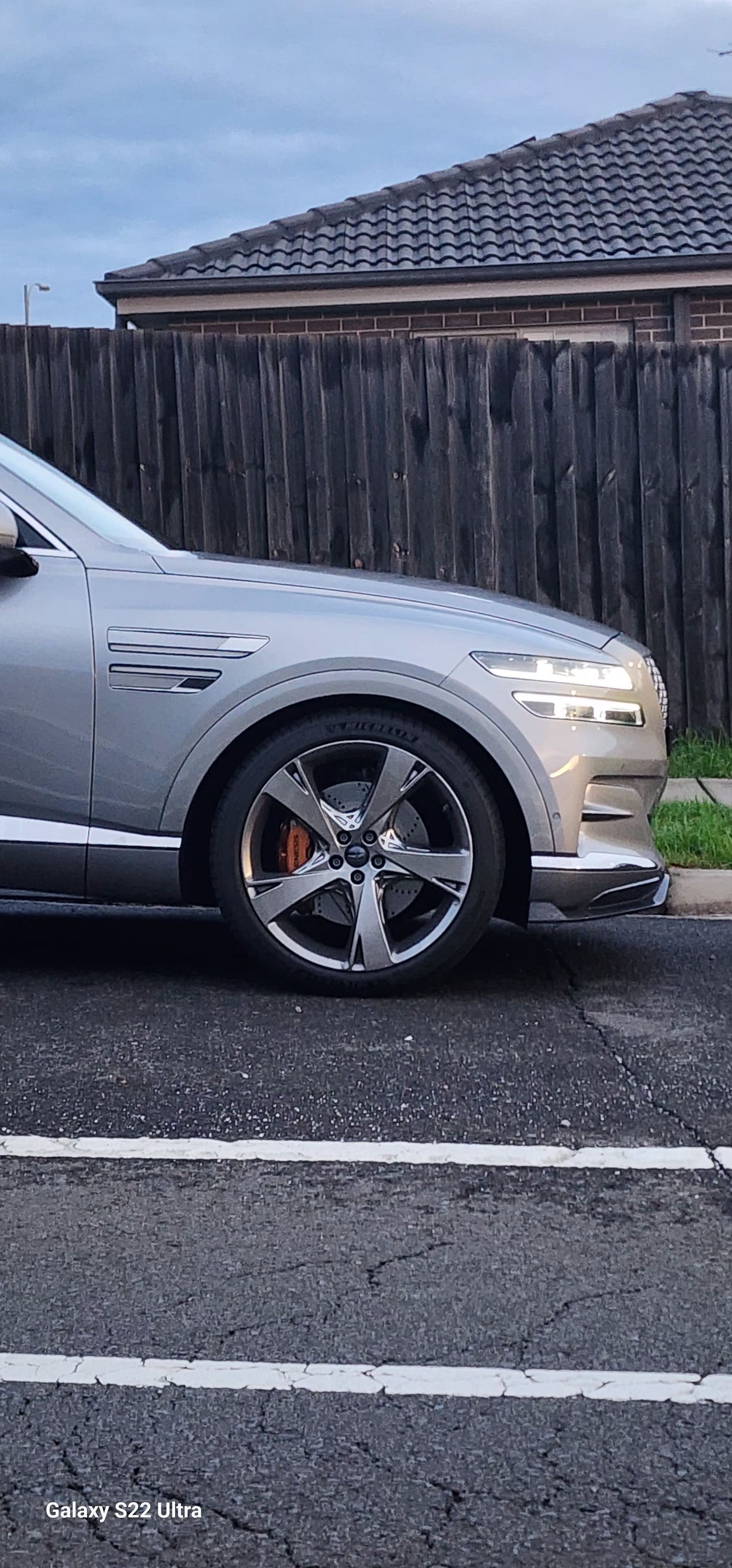 GV80 40mm lowering spring_installed2