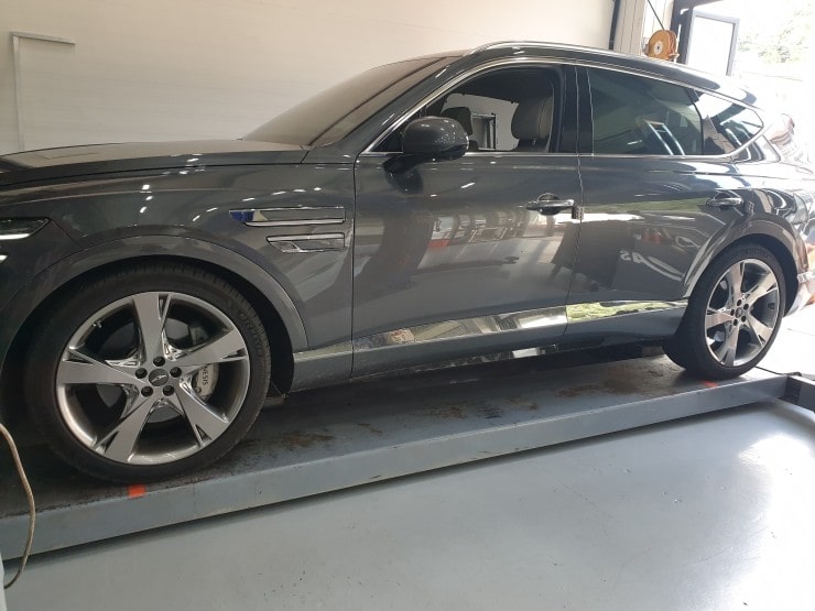 GV80 40mm lowering spring_installed6