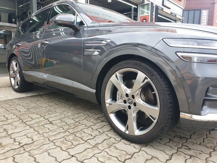 GV80 40mm lowering spring_installed8